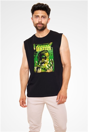 Green Lantern Siyah Unisex  Kolsuz Tişört