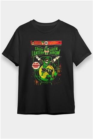 Green Lantern Siyah Unisex Tişört