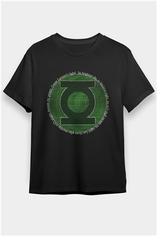 Green Lantern Siyah Unisex Tişört