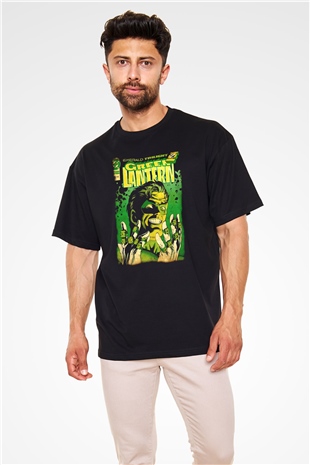 Green Lantern Siyah Oversize Tişört