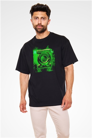 Green Lantern Siyah Oversize Tişört