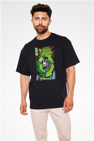 Green Lantern Siyah Oversize Tişört