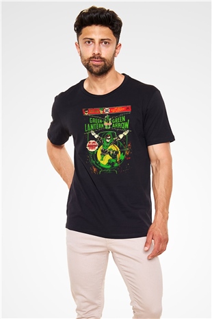 Green Lantern Siyah Unisex Tişört