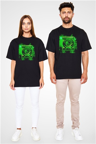 Green Lantern Siyah Oversize Tişört