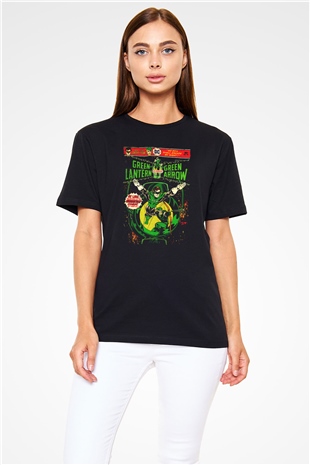 Green Lantern Siyah Unisex Tişört