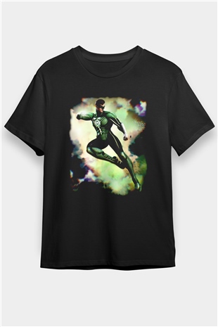 Green Lantern Siyah Unisex Tişört