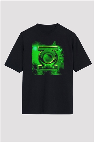 Green Lantern Siyah Oversize Tişört