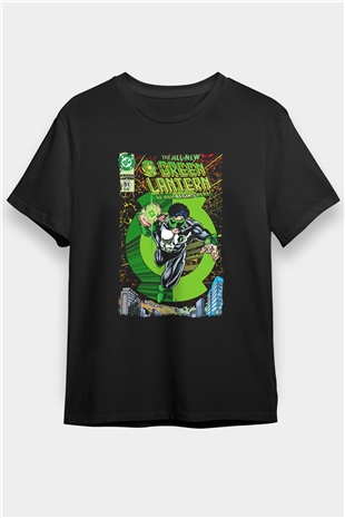 Green Lantern Siyah Unisex Tişört
