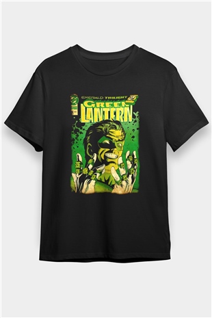 Green Lantern Siyah Unisex Tişört