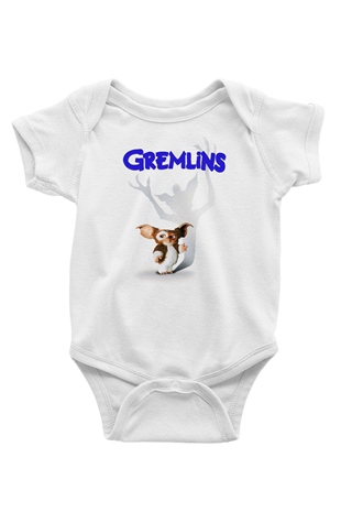 Gremlins Beyaz Bebek Body - Zıbın