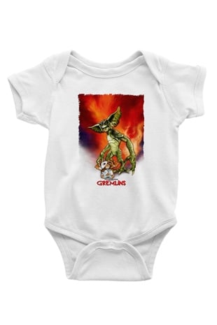 Gremlins Beyaz Bebek Body - Zıbın