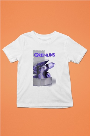 Gremlins Beyaz Unisex Çocuk Tişört