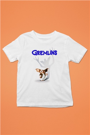 Gremlins Beyaz Unisex Çocuk Tişört
