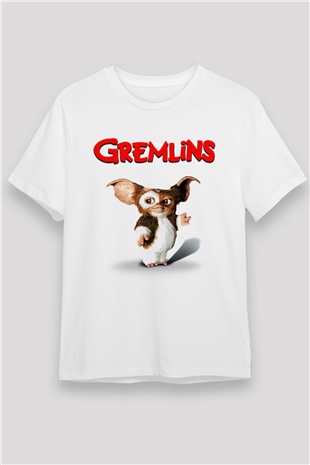 Gremlins Beyaz Unisex Tişört T-Shirt