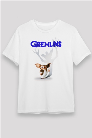 Gremlins Beyaz Unisex Tişört T-Shirt