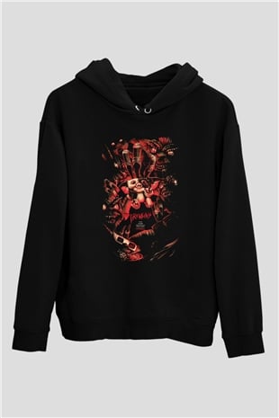Gremlins Gremlinler Siyah Unisex Kapüşonlu Sweatshirt