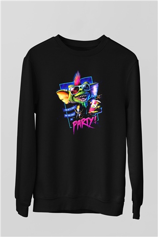 Gremlins Gremlinler Siyah Unisex Sweatshirt
