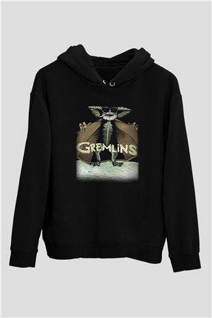 Gremlins Siyah Unisex Hoodie
