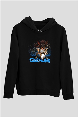 Gremlins Siyah Unisex Hoodie