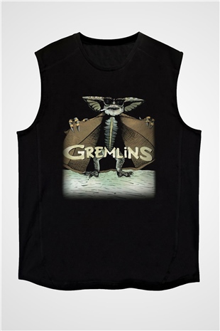 Gremlins Siyah Unisex Kolsuz Tişört