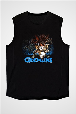 Gremlins Siyah Unisex Kolsuz Tişört