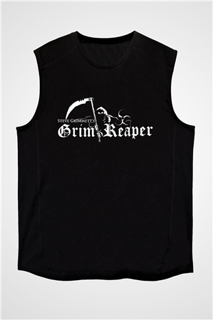 Grim Reaper Siyah Unisex Kolsuz Tişört
