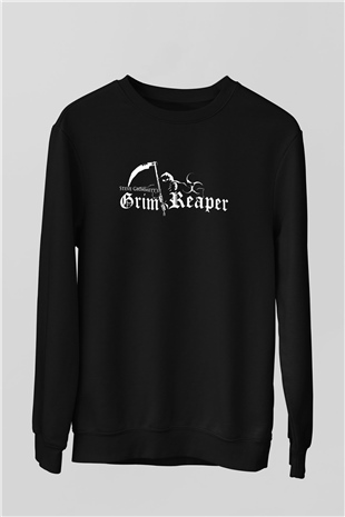 Grim Reaper Siyah Unisex Sweatshirt