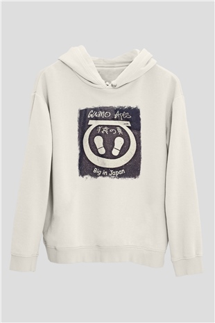 Guano Apes Baskılı Unisex Beyaz Hoodie