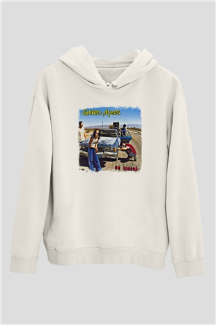 Guano Apes Baskılı Unisex Beyaz Hoodie