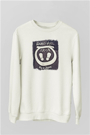Guano Apes Baskılı Unisex Beyaz Sweatshirt