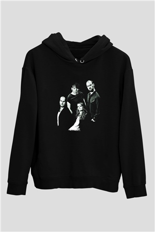 Guano Apes Baskılı Unisex Siyah Hoodie