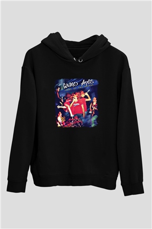 Guano Apes Baskılı Unisex Siyah Hoodie