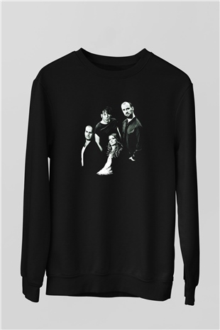 Guano Apes Baskılı Unisex Siyah Sweatshirt