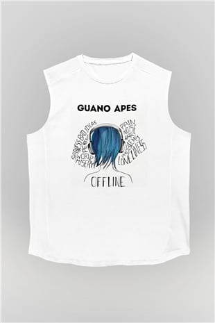 Guano Apes Beyaz Unisex Kolsuz Tişört