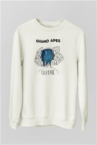 Guano Apes Beyaz Unisex Sweatshirt