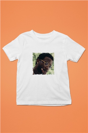 Gucci Mane Baskılı Unisex Beyaz Çocuk Tişört