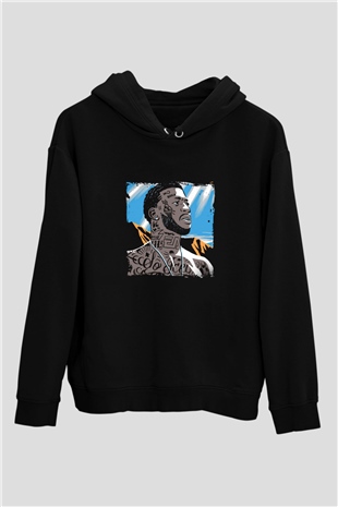 Gucci Mane Baskılı Unisex Siyah Hoodie