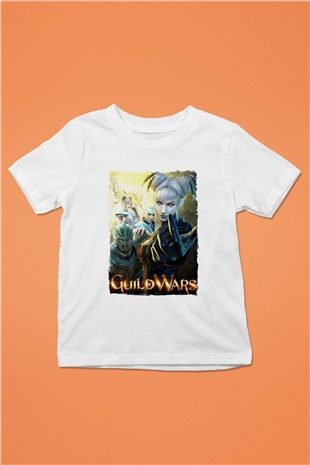 Guild Wars Beyaz Unisex Çocuk Tişört