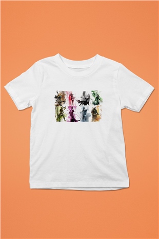 Guild Wars Beyaz Unisex Çocuk Tişört