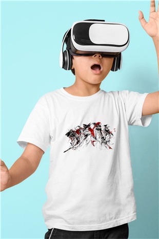 Guild Wars Beyaz Unisex Çocuk Tişört