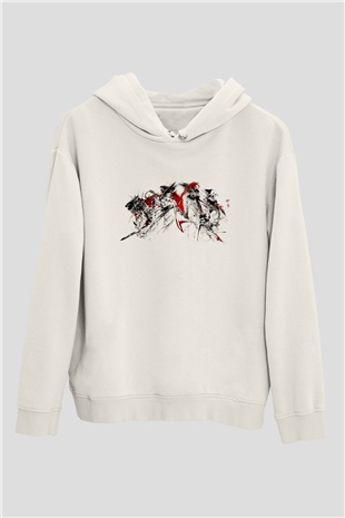 Guild Wars Beyaz Unisex Hoodie
