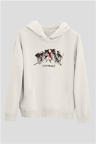 Guild Wars Beyaz Unisex Hoodie