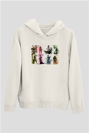 Guild Wars Beyaz Unisex Hoodie