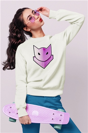 Guild Wars Beyaz Unisex Sweatshirt
