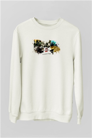 Guild Wars Beyaz Unisex Sweatshirt