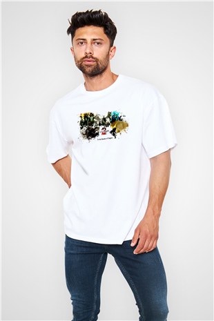Guild Wars Beyaz Oversize Tişört Oversize T-shirt