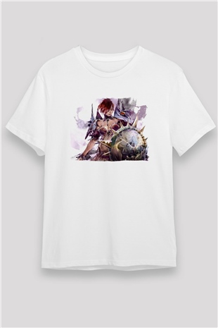 Guild Wars Beyaz Unisex Tişört T-Shirt
