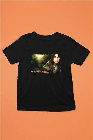 Guild Wars Siyah Unisex Çocuk Tişört