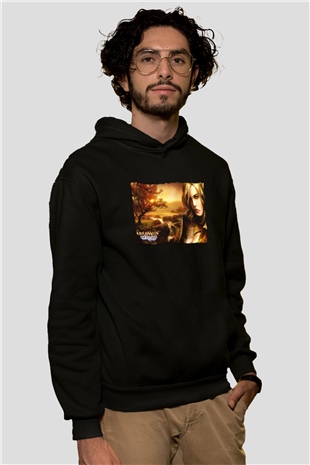 Guild Wars Siyah Unisex Hoodie