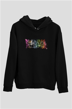 Guild Wars Siyah Unisex Hoodie